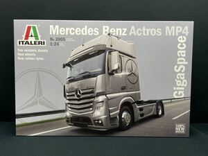 IT3905 Mercedes * Benz Actros MP4 Giga Space 1/24 tractor head сборка тип пластик модель Italeriita rely 