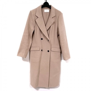  Pinky & Diane Pinky&Dianne size 38 M - beige lady's long sleeve / autumn / winter coat 