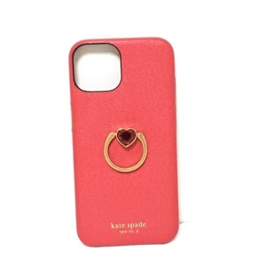  Kate Spade Kate spade mobile telephone case - leather red smart phone case / Heart purse 
