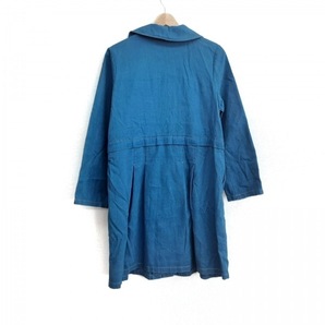 ホコモモラ JOCOMOMOLA サイズ40 XL - ブルー レディース レギュラーカラー/長袖/ひざ丈 ワンピースの画像2