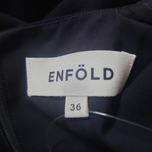 エンフォルド ENFOLD サイズ36 S - 黒 レディース ノースリーブ/ロング 美品 ワンピース_画像3