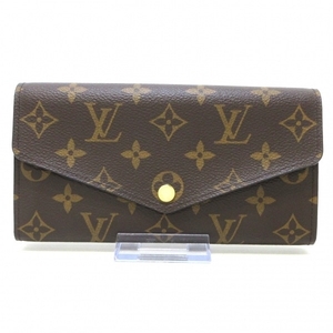 ルイヴィトン LOUIS VUITTON 長財布 M62234 ポルトフォイユサラ モノグラムキャンバス フューシャ RFID確認済み 美品 財布 モノグラム