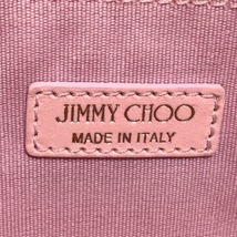 ジミーチュウ JIMMY CHOO クラッチバッグ ゼナ レザー ピンク スター(星)/スタッズ バッグ_画像7