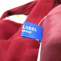 ブルーレーベルクレストブリッジ BLUE LABEL CRESTBRIDGE サイズ36 S - ボルドー×ネイビー×ベージュ レディース 美品 ワンピース_画像4