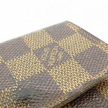 ルイヴィトン LOUIS VUITTON Wホック財布 N61652 ポルト モネ・ビエ カルト クレディ ダミエキャンバス エベヌ SP0012 財布 ダミエ_画像6