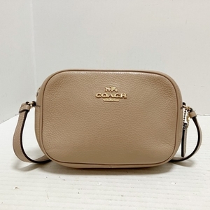 コーチ COACH ショルダーバッグ CA069 - レザー ベージュ 美品 バッグ