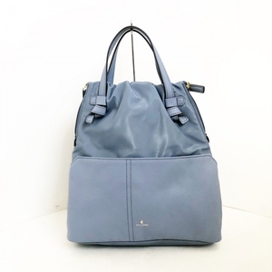 ペレボルサ PELLE BORSA ハンドバッグ - レザー ライトブルー バッグ