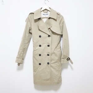 myu veil Work MUVEIL WORK trench coat size 36 S beige lady's winter thing coat 