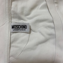 モスキーノ MOSCHINO 半袖Tシャツ サイズl-S - 白×黒 レディース クルーネック/レース/クマ トップス_画像3