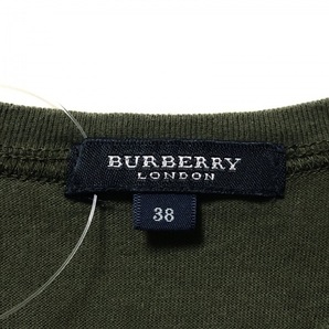 バーバリーロンドン Burberry LONDON 半袖Tシャツ サイズ38 L - カーキ レディース クルーネック トップスの画像3