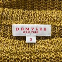 デミリー demylee 長袖セーター/ニット サイズS - ダークイエロー レディース クルーネック トップス_画像3