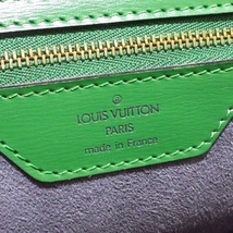 ルイヴィトン LOUIS VUITTON ハンドバッグ M52274 サンジャック レザー（LVロゴの刻印入り） ボルネオグリーン VI0972 バッグ エピ_画像8