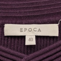 エポカ EPOCA 長袖セーター/ニット サイズ40 M - パープル レディース その他 襟 トップス_画像3