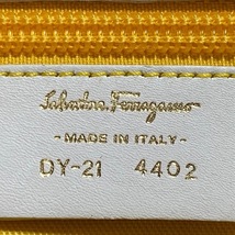 サルバトーレフェラガモ SalvatoreFerragamo ハンドバッグ マリッサ レザー 白 バッグ_画像8