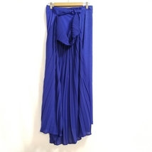 ワイズ Y's ロングスカート サイズ2 M - ブルー×ネイビー レディース プリーツ ボトムス_画像1
