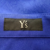 ワイズ Y's ロングスカート サイズ2 M - ブルー×ネイビー レディース プリーツ ボトムス_画像3