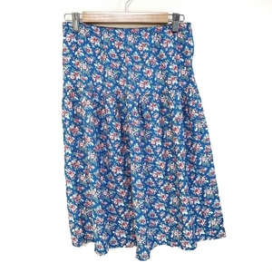  Toriko Comme des Garcons tricot COMMEdesGARCONS длинная юбка - голубой серый × красный × мульти- женский цветочный принт низ 