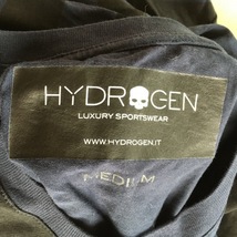 ハイドロゲン HYDROGEN 半袖Tシャツ サイズM - 黒×ダークネイビー メンズ スカル トップス_画像3