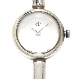 4℃(ヨンドシー) 腕時計 - レディース 白