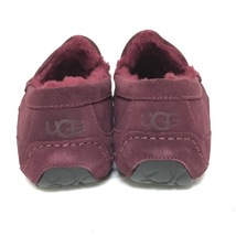 アグ UGG スリッポン 27 1101110 アスコット ムートン ボルドー メンズ 美品 靴_画像3