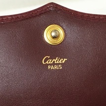 カルティエ Cartier マストライン レザー ボルドー 財布・札入れ (その他) 財布_画像4