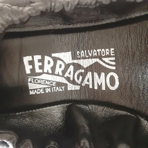 サルバトーレフェラガモ SalvatoreFerragamo フラットシューズ 5 1/2 D - レザー 黒 レディース ヴァラ 靴_画像5