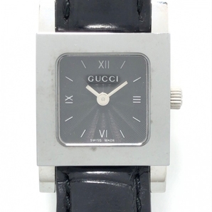 GUCCI(グッチ) 腕時計 - 7900P レディース 黒の画像1