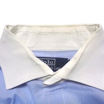 ポロラルフローレン POLObyRalphLauren 長袖シャツ サイズ41-84 - ライトブルー×白 メンズ トップス_画像7