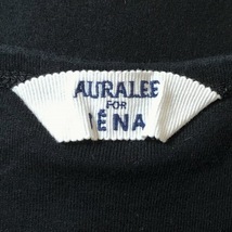 オーラリー AURALEE 七分袖Tシャツ サイズ1 S - 黒 レディース FOR IENA トップス_画像3