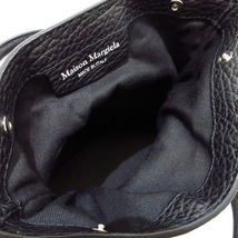 メゾンマルジェラ Maison Margiela ハンドバッグ S56WG0081 5AC マイクロバッグ レザー 黒 美品 バッグ_画像6