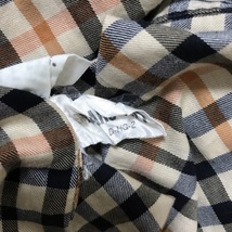 ダックス DAKS 半袖シャツ - ベージュ×黒×オレンジ メンズ チェック柄 トップス_画像5