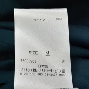 シビラ Sybilla サイズM - ダークグリーン レディース 七分袖/ロング 美品 ワンピースの画像4