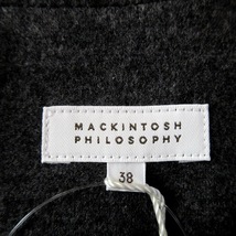 マッキントッシュフィロソフィー MACKINTOSH PHILOSOPHY サイズ38 L - グレー レディース クルーネック/ノースリーブ/ひざ丈 新品同様_画像3