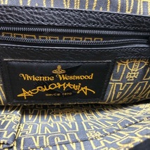 ヴィヴィアンウエストウッドアングロマニア VivienneWestwood ANGLOMANIA ショルダーバッグ - レザー 黒 チェーンショルダー/キルティング_画像8