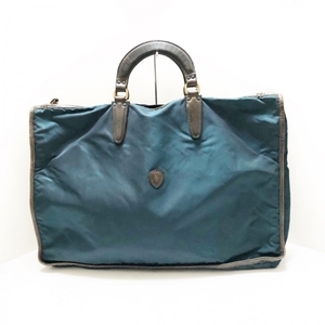  Felisi Felisi business bag 8712 - nylon × leather dark green × dark brown body lock none bag 
