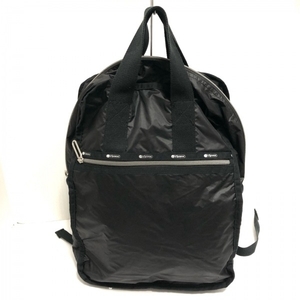 レスポートサック LESPORTSAC リュックサック/バックパック - レスポナイロン 黒 美品 バッグ