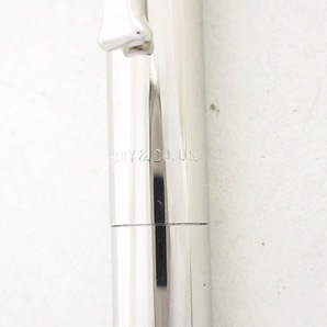ティファニー TIFFANY&Co. ボールペン クラシックT 金属素材 シルバー インクあり(黒) ペンの画像3