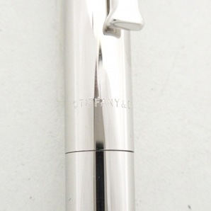 ティファニー TIFFANY&Co. ボールペン クラシックT 金属素材 シルバー インクあり(黒) ペンの画像2