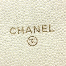 シャネル CHANEL 長財布 マトラッセ キャビアスキン アイボリー ココマーク/ゴールド金具 22番台 財布_画像5