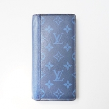 ルイヴィトン LOUIS VUITTON 長財布 M30297 ポルトフォイユブラザ タイガ レザー（皮革の種類：牛革）、モノグラム キャンバス コバルト_画像1