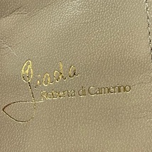 ジャーダロベルタディカメリーノ Giada Roberta di Camerino 長財布 362-R20029 モア レザー バターイエロー エンボス加工 新品同様 財布_画像5