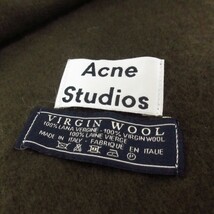 アクネ ストゥディオズ ACNE STUDIOS ストール(ショール) - ウール ダークブラウン マフラー_画像2