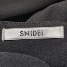 スナイデル snidel サイズ0 XS - 黒×白 レディース キャミワンピ/ロング/レース/シースルー 美品 ワンピース_画像3