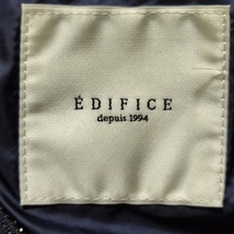 エディフィス EDIFICE ダウンジャケット サイズS - ダークネイビー メンズ 長袖/ジップアップ/冬 ジャケット_画像3