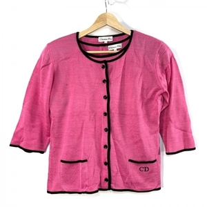  Dior / Christian Dior DIOR/ChristianDior ensemble - pink × black lady's shoulder pad tops 