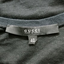 グッチ GUCCI 長袖セーター/ニット サイズ40 M - 黒 レディース Vネック トップス_画像3