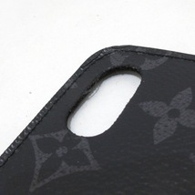 ルイヴィトン LOUIS VUITTON 携帯電話ケース M67484 iPhone XSMAXフォリオ モノグラムエクリプス アルファベット刻印 BC4168 財布_画像7