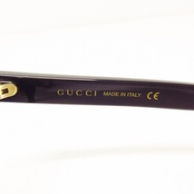 グッチ GUCCI GG0763S GGマーモント プラスチック×金属素材 黒×ゴールド サングラス_画像4