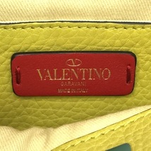 バレンチノガラバーニ VALENTINOGARAVANI ハンドバッグ レザー ライトグリーン バッグ_画像7