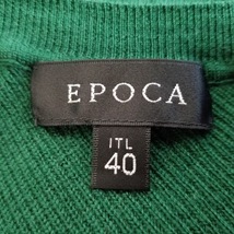エポカ EPOCA 七分袖セーター/ニット サイズ40ITL - グリーン レディース Vネック トップス_画像3